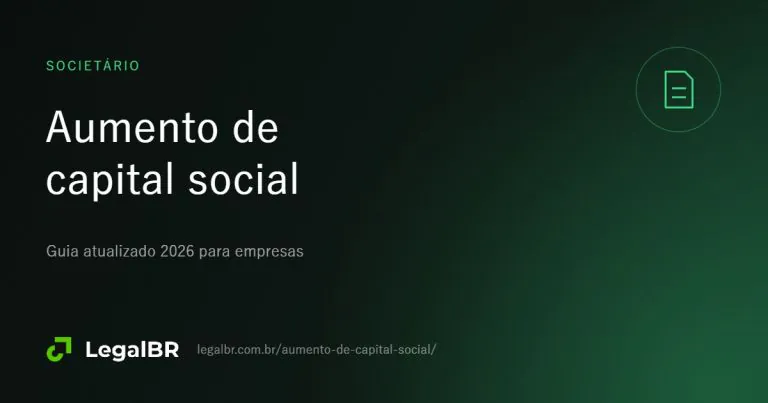 Aumento de capital social: dinheiro, imóveis, créditos e reservas