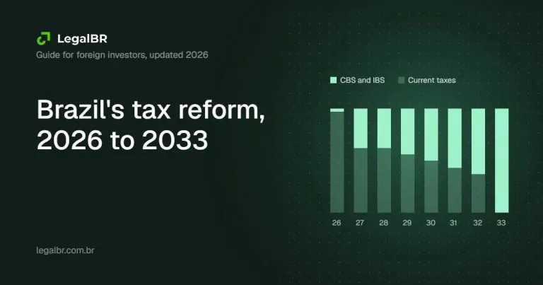 Brazil Tax Reform 2026 to 2033: What Foreign-Owned Companies Need to Know