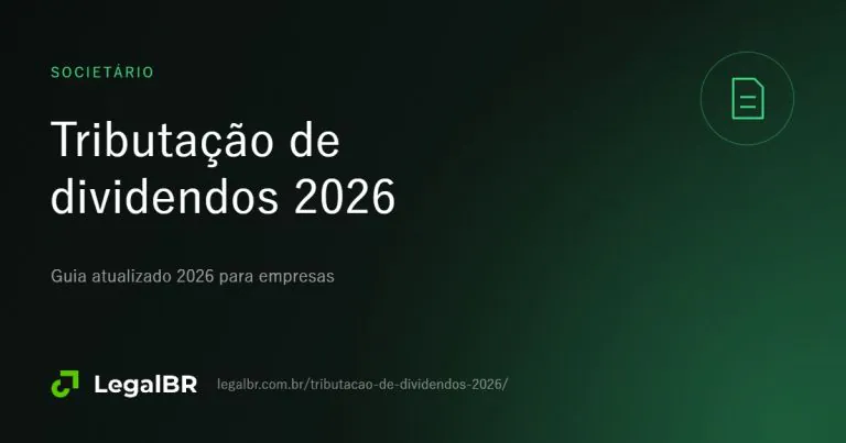 Tributação de dividendos em 2026: como distribuir lucros após a Lei 15.270