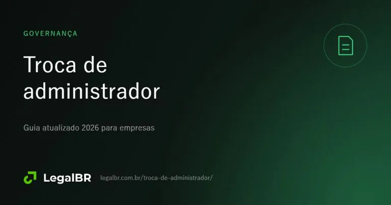 Troca de administrador: ata, posse, Junta, Receita e bancos